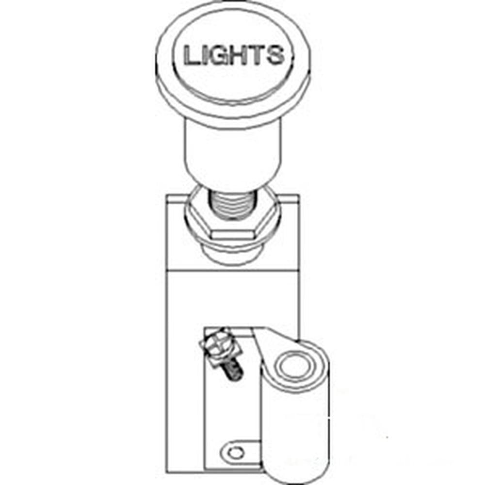 AF708R 6 Volt Light Switch Fits John Deere Fits JD Tractor A B D G AB2687R AF687
