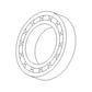 AH112670 New Drive Shaft Bearing Fits John Deere Combine 6620 7720 8820 9940 995
