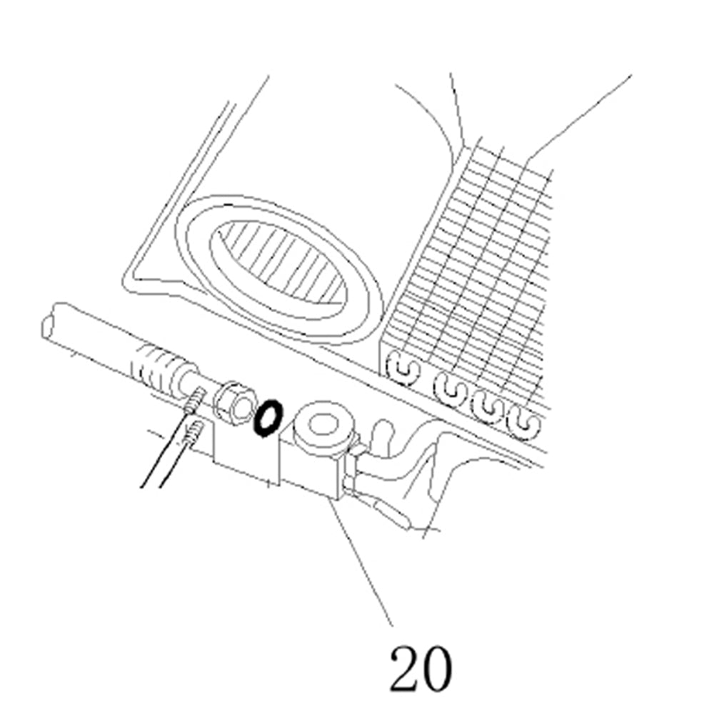 Block Type Expansion Valve Fits JCB Replaces 142/00903