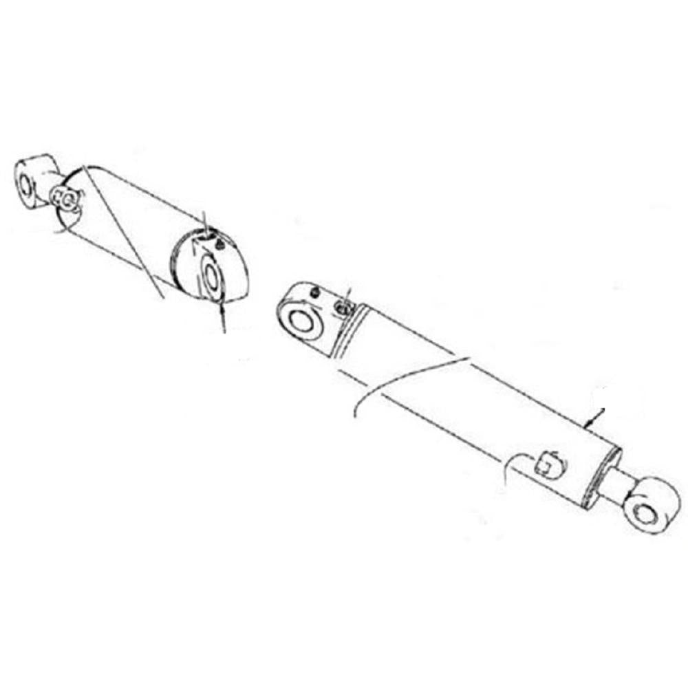 AH147721 New Stabilizer Cylinder RH Fits John Deere 310C 310D 410C 410D 510C 510