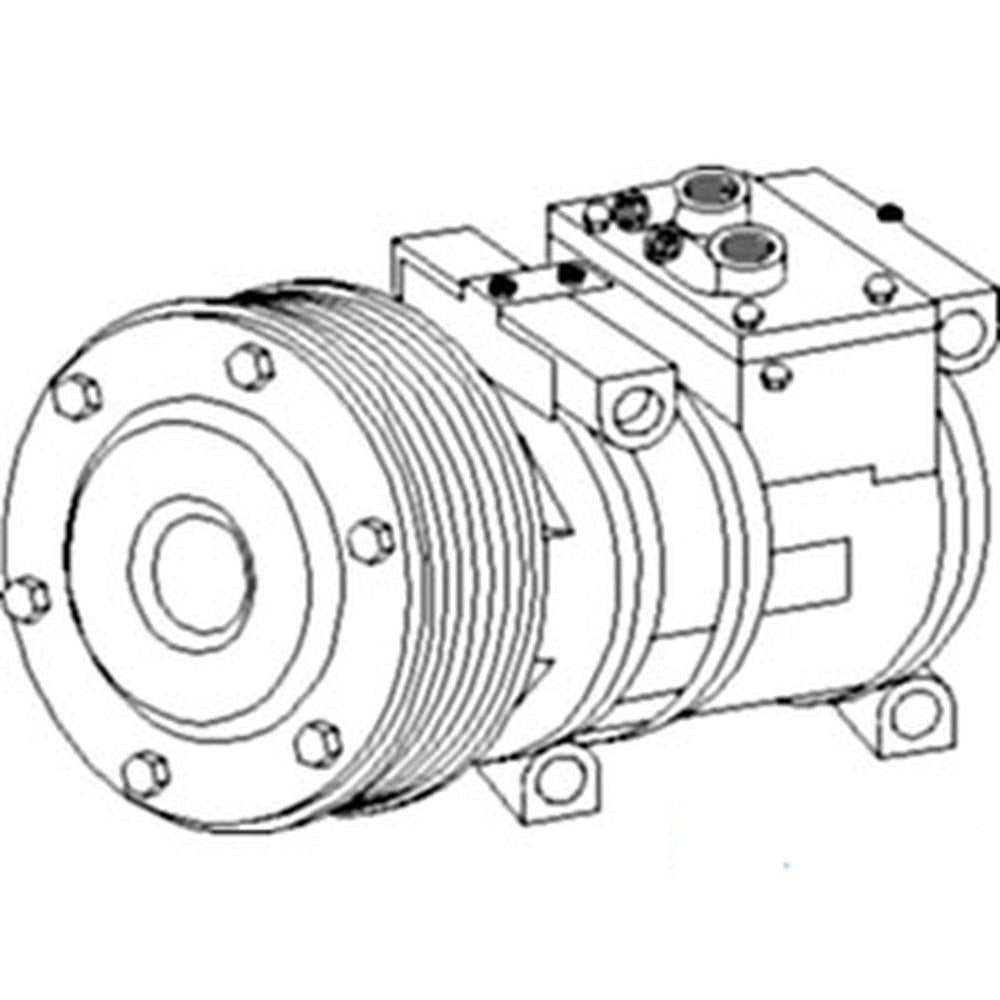 Air Conditioning Compressor Fits John Deere 8100 8200 8300 8400 8430 AH169875