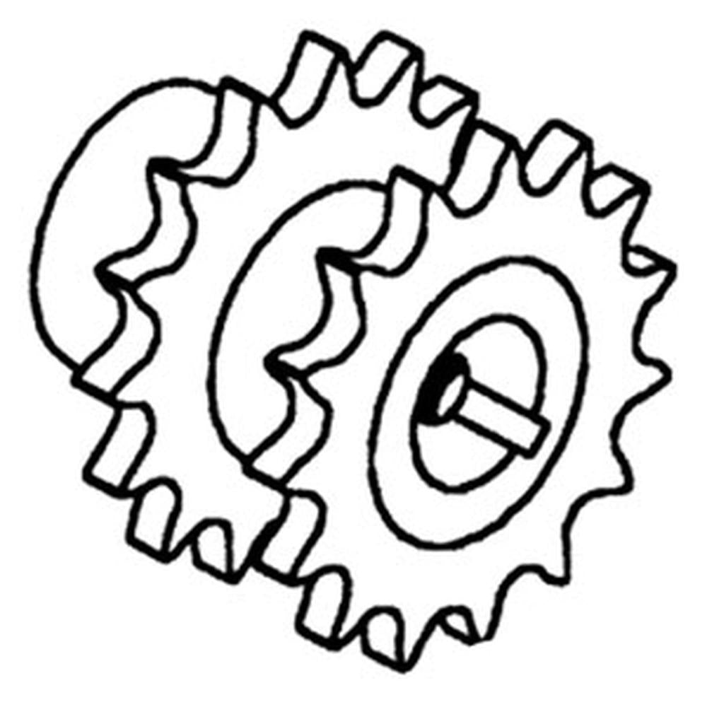 AH87249 New Shoe Walker & Shoe Drive Sprocket Fits John Deere Combine 6600 7700