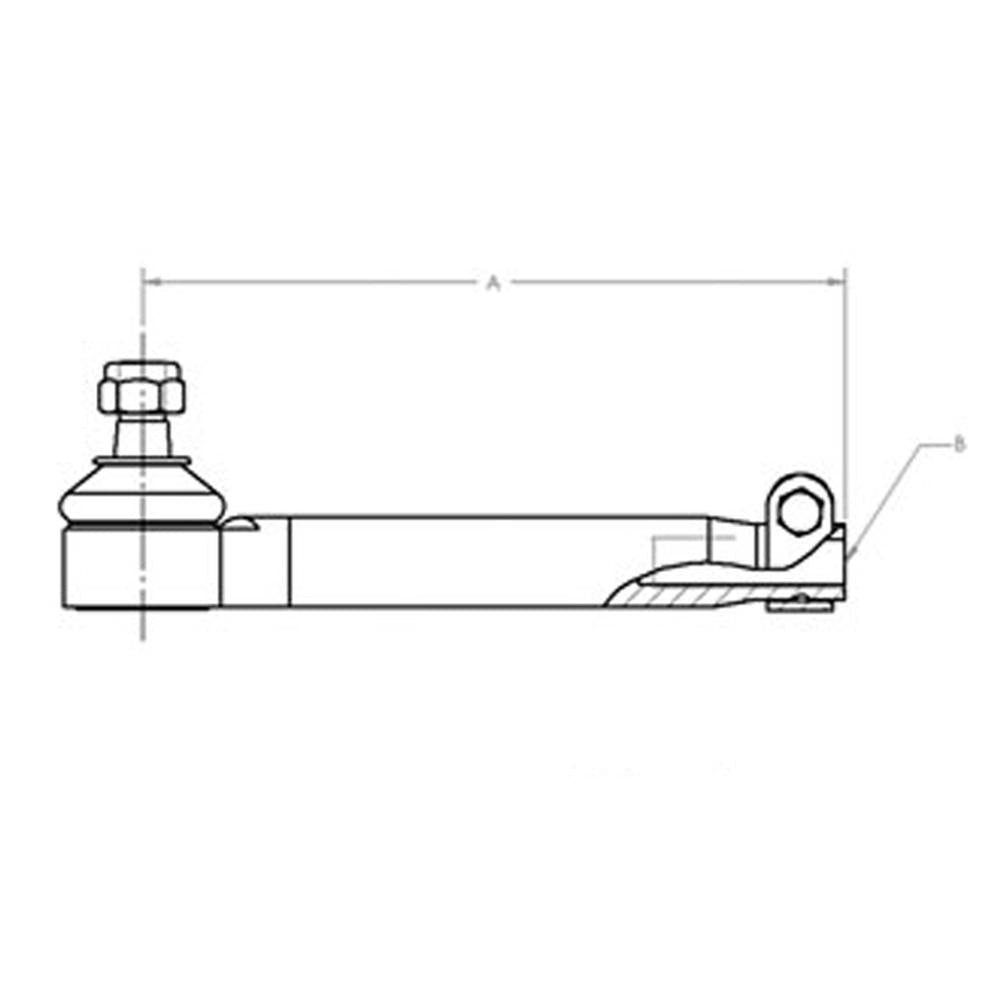 AL110956 New RH Outer Tie Rod End Fits John Deere 6100 6200 6200L 6300 +