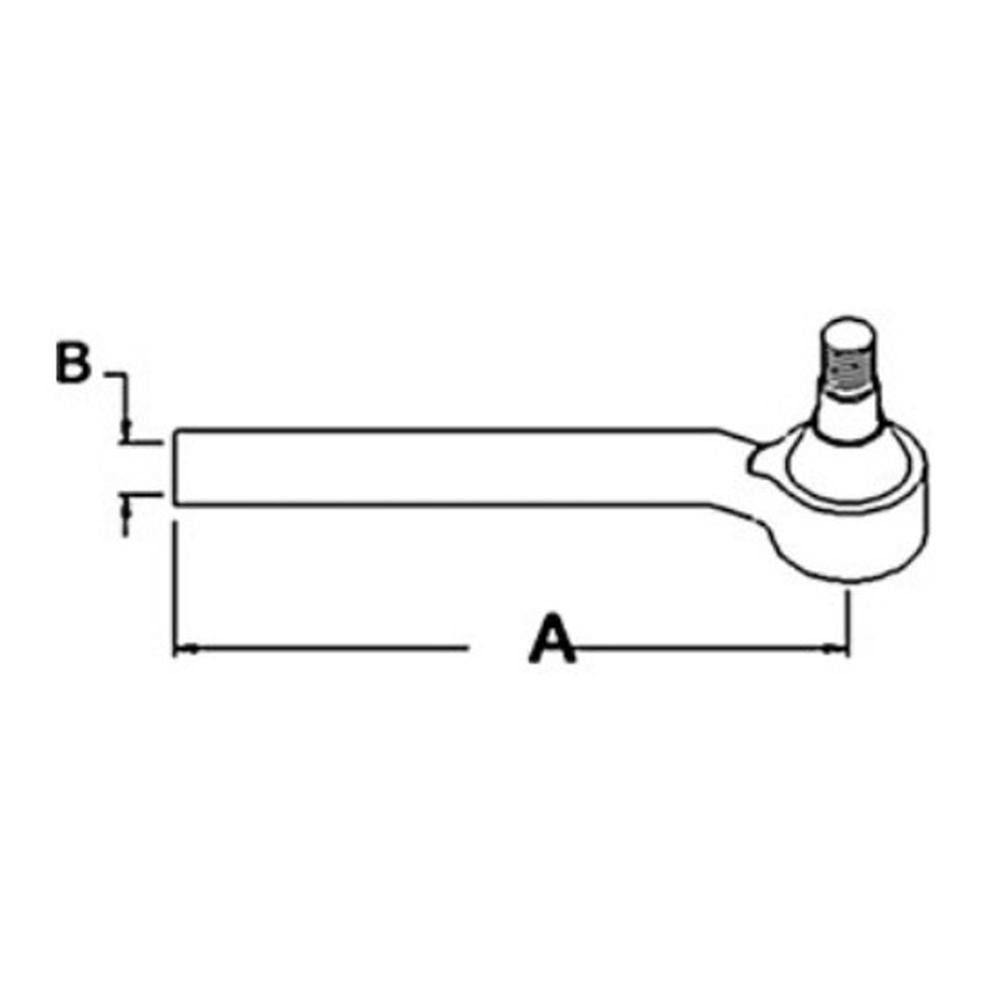 AL116740 Tractor Tie Rod Outer LH Fits John Deere 6110 6310 6420 6603 6820 7525