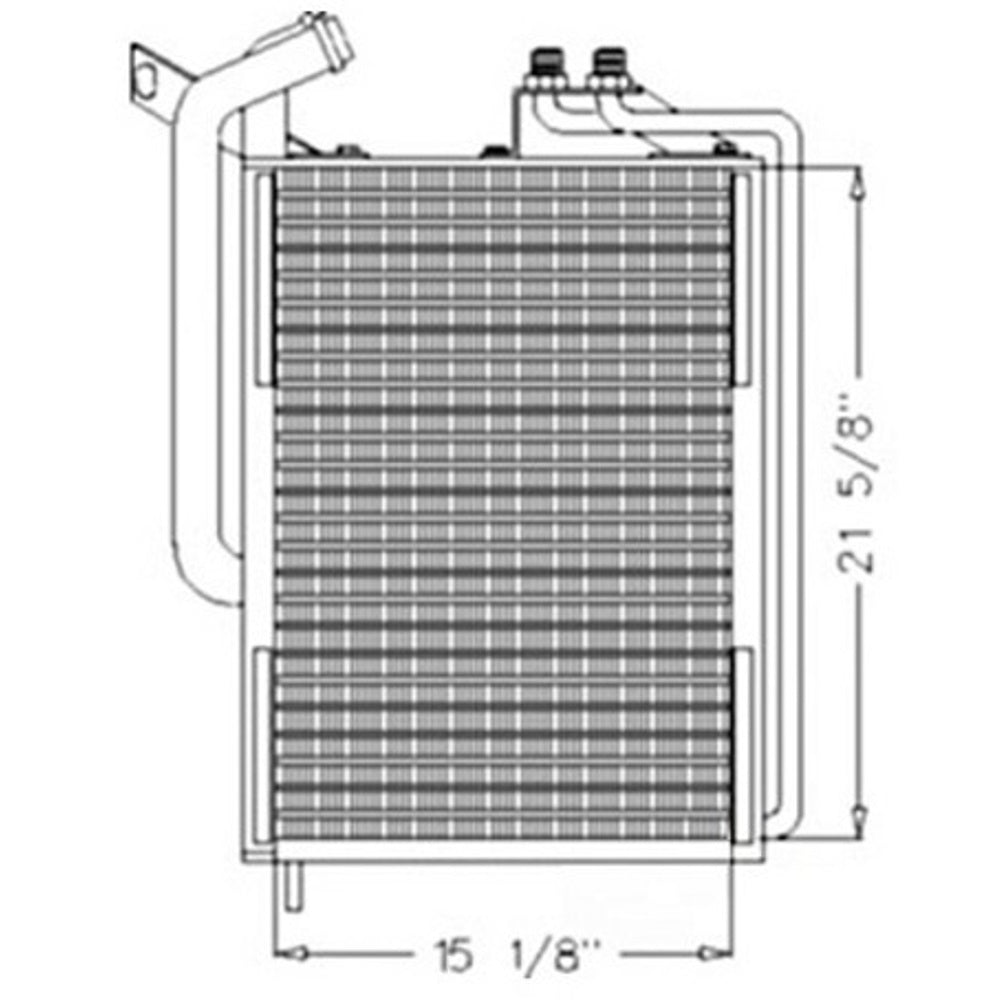 AL119567 New Oil Cooler Fits John Deere Tractor 6506 6510 6600 6610 6800 SE6510
