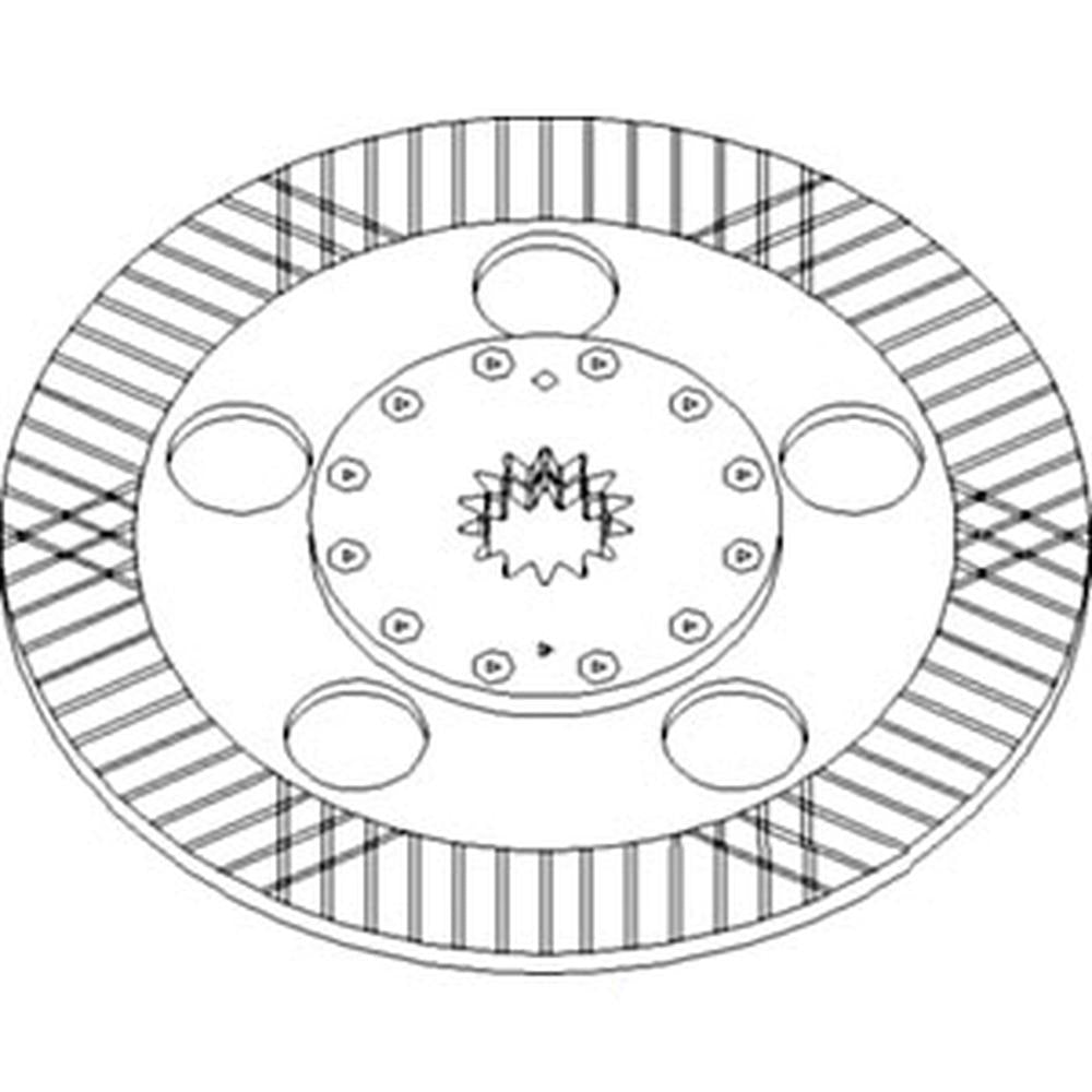 Brake Disc Fits John Deere Replaces AL162808