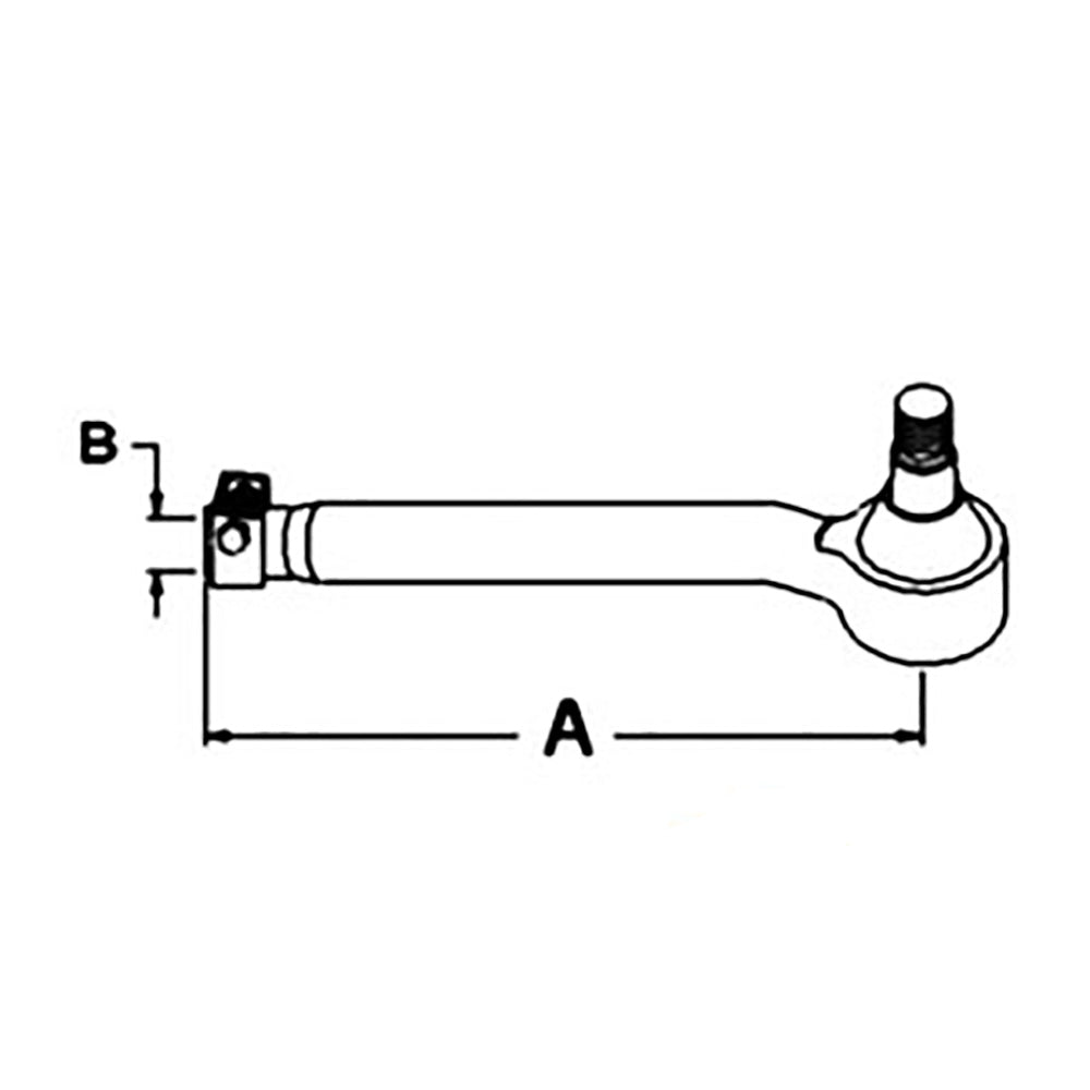 AL68254 Tie Rod L/H Fits John Deere 2955 3050 3055 3150 3155 3255 3350