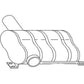 Underhood Muffler Fits 1640 1840 2040 2040S 2250 2350 2355 2450 2550 2555 AL1492