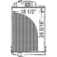 Radiator Fits John Deere Replaces AL31238