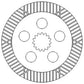 Brake Disc Fits John Deere Fits JD 2940, 2941, 2950, 2955, 3030, 3040, 3050, 313