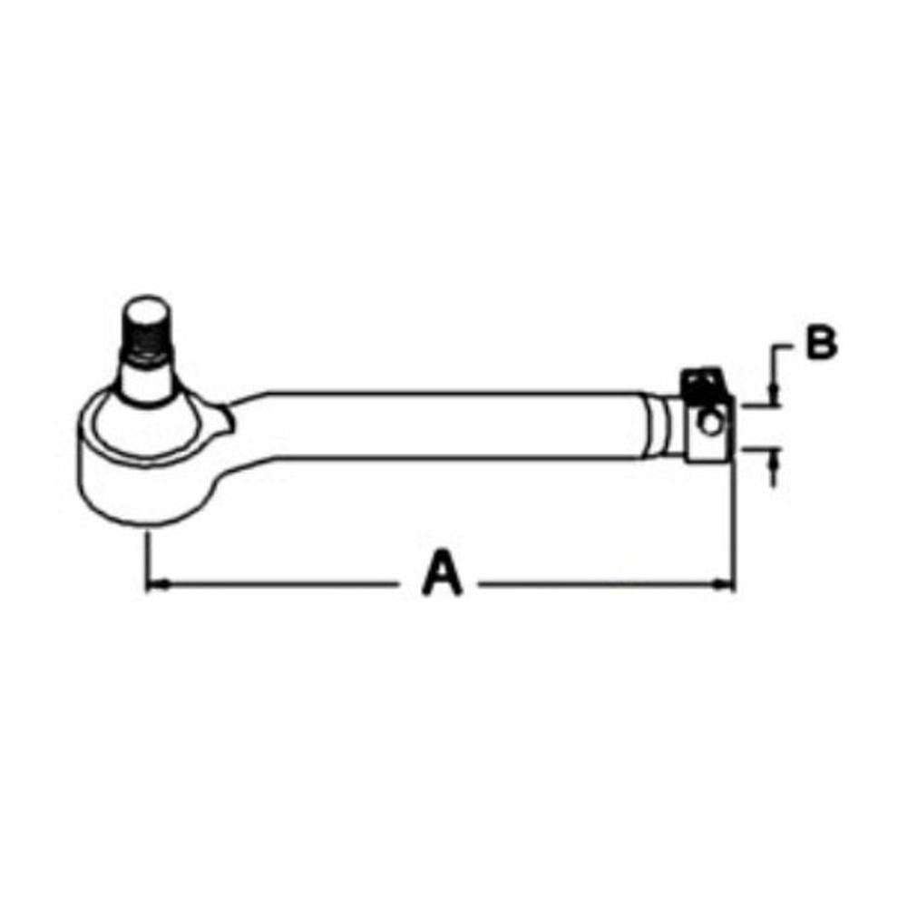 AL68255 Tie Rod R/H Fits John Deere 2955 3040 3050 3055 3140 3150 3155 3255+