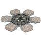 Clutch Disc 6 Pad Fits John Deere 2550 2555 2750 2755 2940 2950 2955 AL70272