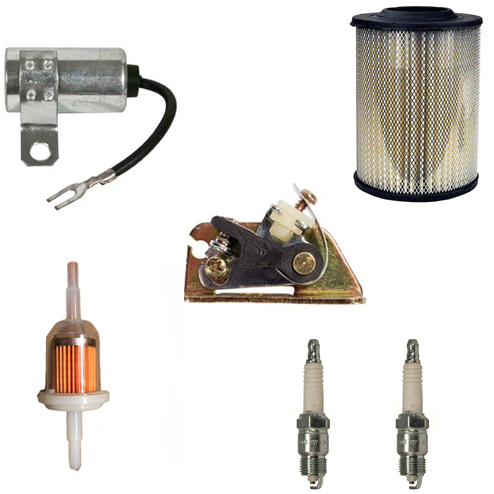 Service Tune Up Kit Fits 317 Engine Includes Points Condenser Air Fuel Filter