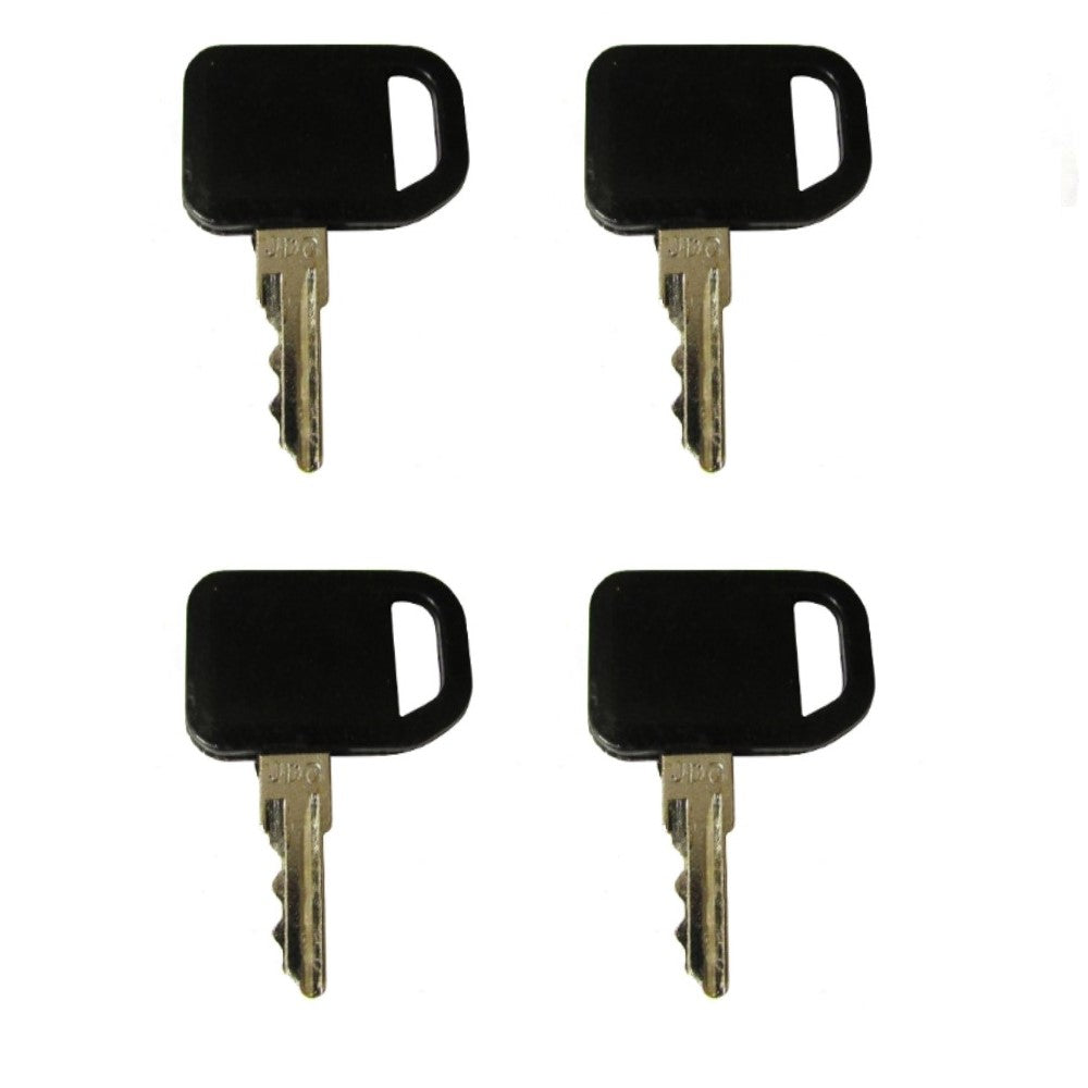 Qty 4: Ignition Key(s) with Plastic Cover  Fits John Deere Replaces 1-8777