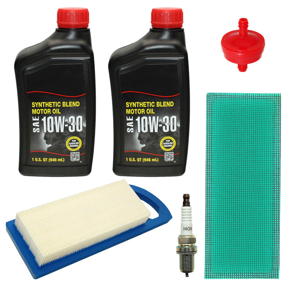 Filter Set w/ Spark Plugs and Oil Fits Briggs & Stratton Replaces 1501729MA