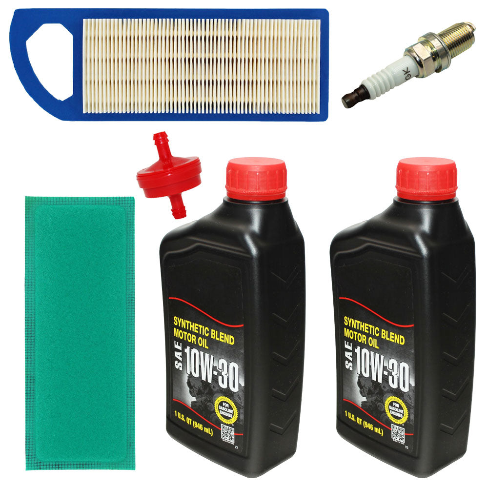 Filter Set w/ Spark Plugs and Oil Fits Briggs & Stratton Replaces 1501729MA