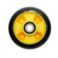 Yellow Deck Gage Wheel Fits John Deere Replaces AM115488