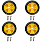 Qty. 4: Yellow Deck Gage Wheel  Fits John Deere Replaces AM115488