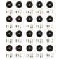 Qty 20: Deck Wheels Kit Fits John Deere Replaces AM-116299