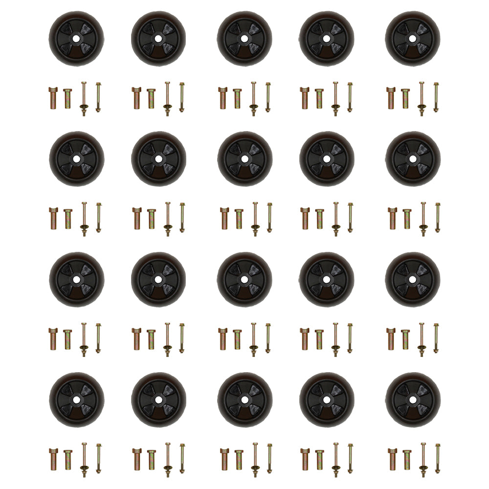 Qty 20: Deck Wheels Kit Fits John Deere Replaces AM-116299