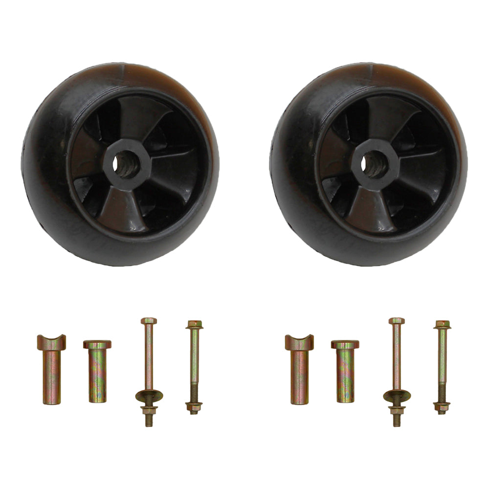 2PK Plastic Deck Wheel Kit AM116299 Fits John Deere 737 757 Z Trak 60" Z Trak