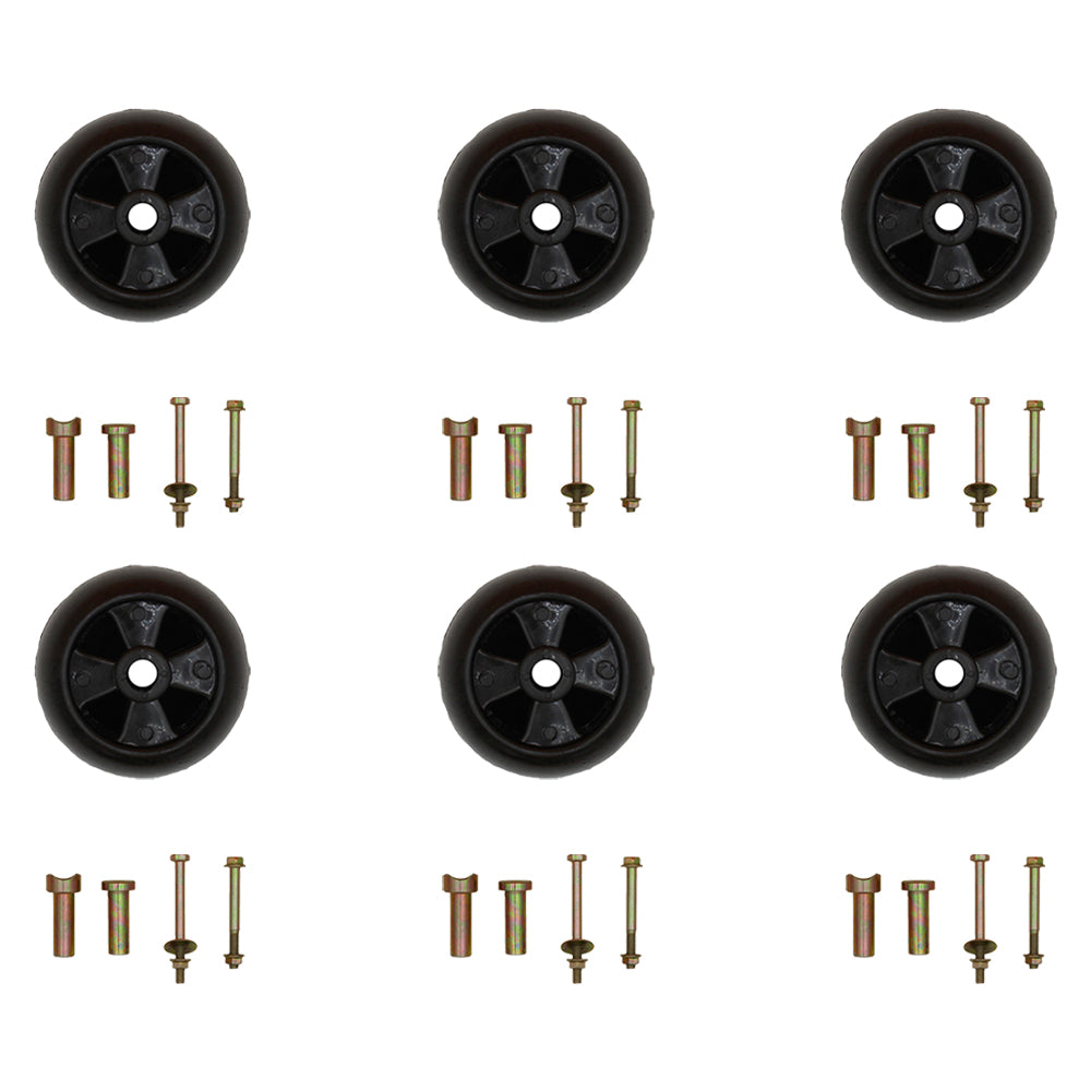 Qty 6: Deck Wheels Kit Fits Husqvarna Replaces 532 13 39-57