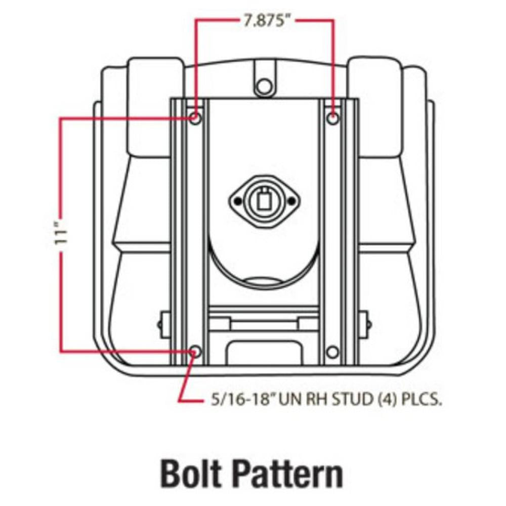 A-AM124294 Seat w/ Slide Track Suspension - Fits John Deere Riding Mower Models