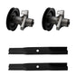 Spindle Blade Kit Fits John Deere 38 Inch Cut Deck STX38 AM124511