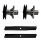 Spindle Blade Kit Fits John Deere 38 Inch Cut Deck STX38 AM124511