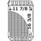 AM130325 Radiator 219934 Fits John Deere Skid Steer Models 375 3375