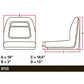AM129968 New Vinyl Seat Fits John Deere 4x2 CS TS Fits Gator AM123636