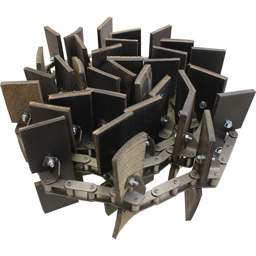 AM2605873W91 Clean Grain Elevator Chain, Rubber Paddles
