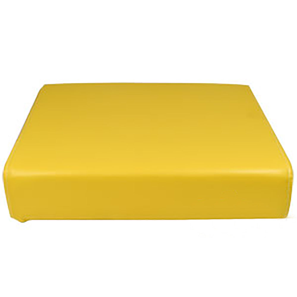 Yellow Bottom Cushion w/ Wood Base Fits John Deere Replaces AM3463T