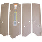 AMJD50CPK Corner Post Kit, Brown