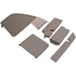 AMSS20016 Qwik Fit Lower Cab Kit, Multi-Brown