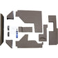 AMSS4148 Qwik Fit Lower Cab Kit, Brown Vinyl