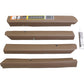 AMSS4151 Qwik Fit Corner Post Kit, Brown Vinyl