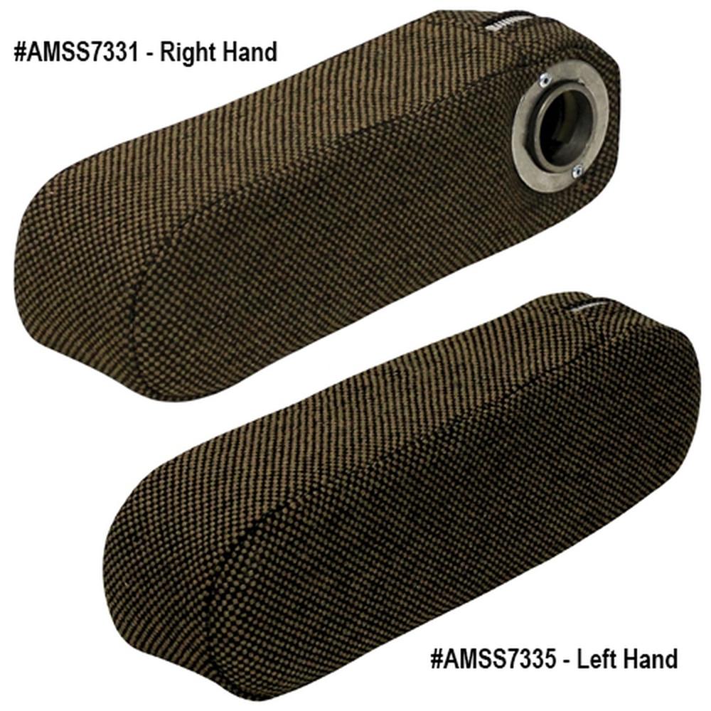 AMSS7335 Armrest, Brown Fabric - Left Hand