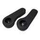 AR-BLK-001 Pair of Rear Seat Armrests w/Cup Holders Fits Universal Products