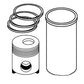 Piston Liner Kit Fits John Deere Replaces RE60282