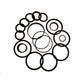 AR105432 Dozer Angle Lift Tilt Cylinder Seal Kit Fits John Deere 450 450B 450C