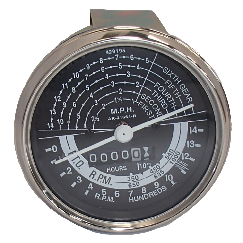 Tachometer Fits John Deere 80, 820, 830 - 2 cylinder Tractor Tach
