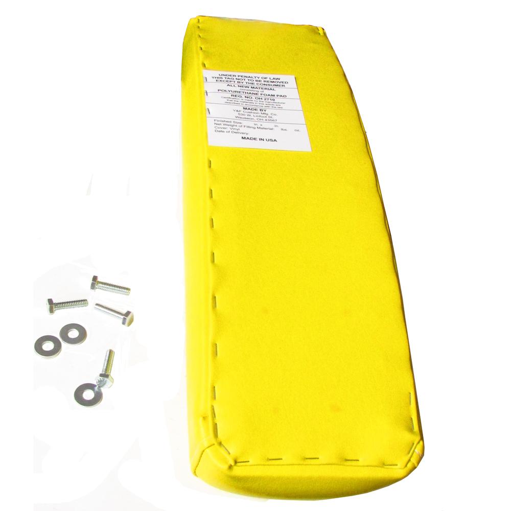 Backrest Vinyl Yellow Fits John Deere 60 70 520 630 820 A 720 530 50 730 620 830