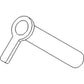 Drawbar Pin - Front Fits John Deere 3010 2520 2510 AR26415