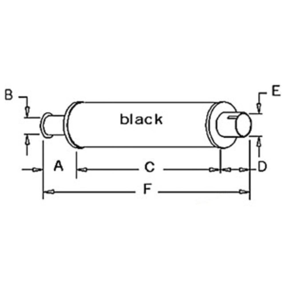 Muffler:AR38383 Fits John Deere 2320 2420 2510
