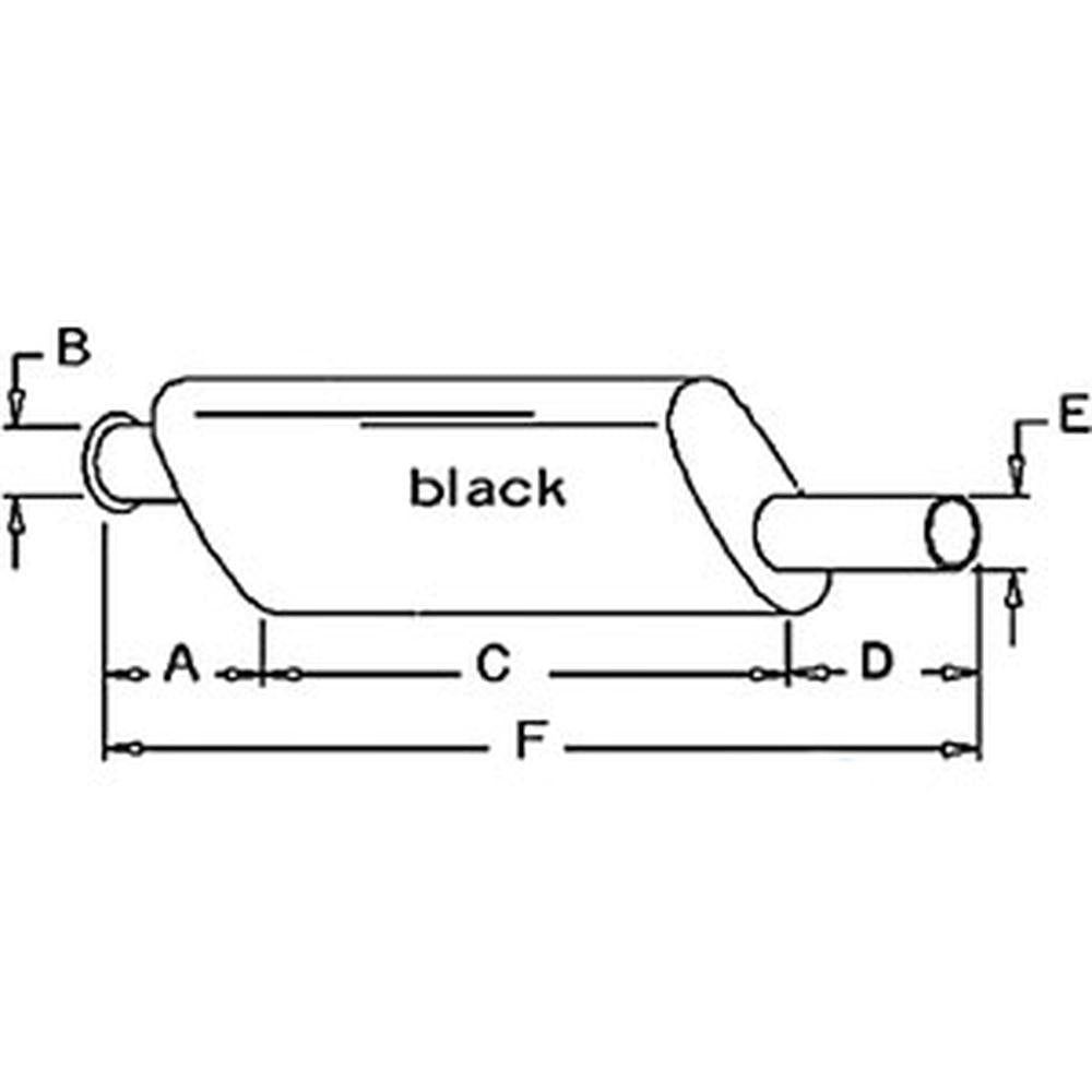 Muffler Fits John Deere 2520 AR38537