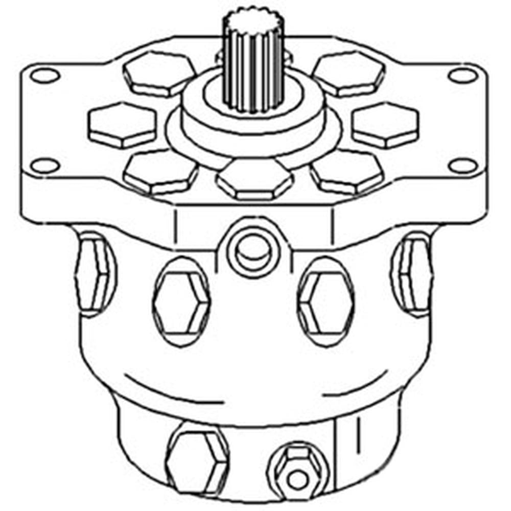 AR39695 Reman Hydraulic Pump Fits John Deere Tractor 2510 2520 3010 3020 4010 +