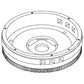 HR40565 Flywheel, w/ Ring Gear Fits John Deere