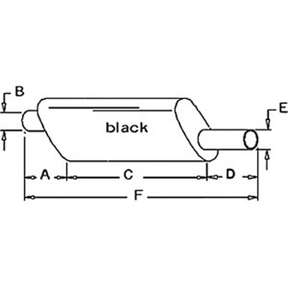 AR41172 Muffler Fits John Deere 3020 4000 4020 4230 ++ Tractors