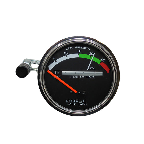 AR36383 Watertemperatuurmeter voor JD Tractor in chromen bezel past in 2520, 3020,4020 4320, 4520, 4620, 7020 Gas & Diese